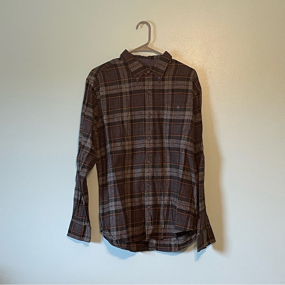 Men’s Weatherproof Vintage Muted Grey Flannel Shirt